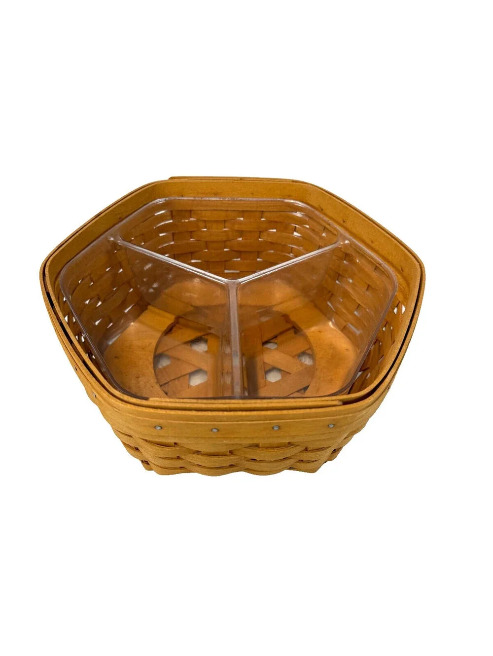 1998 Longaberger Generations Basket w/Divided Protector 10